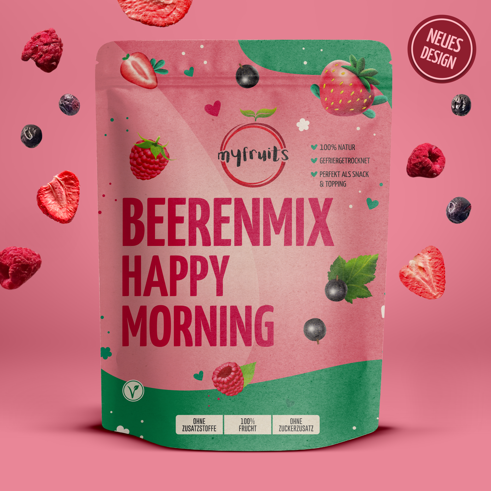 Gefriergetrockneter Beeren-Mix – Happy Morning