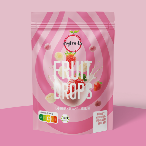 Bio Fruit Drops - Erdbeer Banane Joghurt
