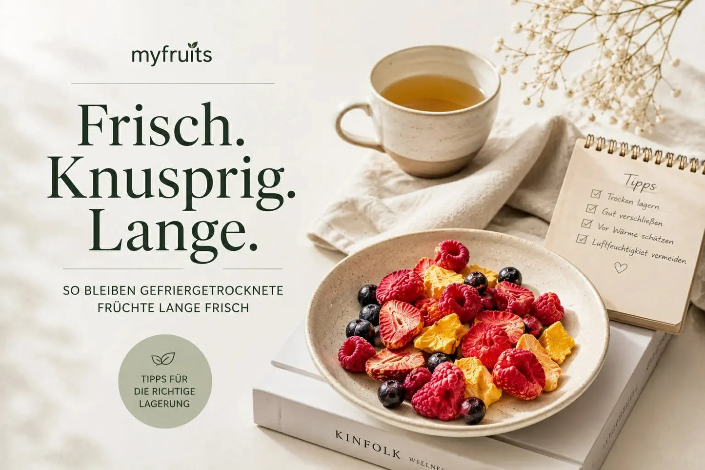 Gefriergetrocknete Früchte richtig lagern: So bleiben sie lange frisch und knusprig!