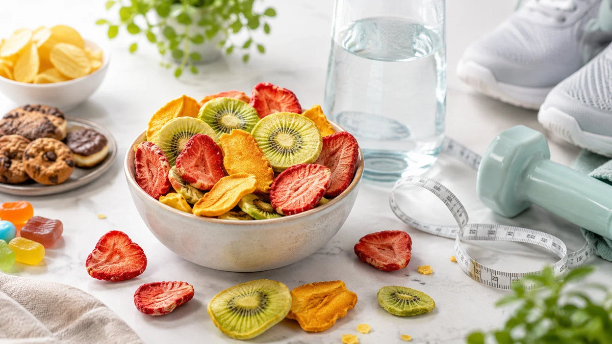 Abnehmen mit gesunden Snacks: Können gefriergetrocknete Früchte beim Abnehmen helfen?