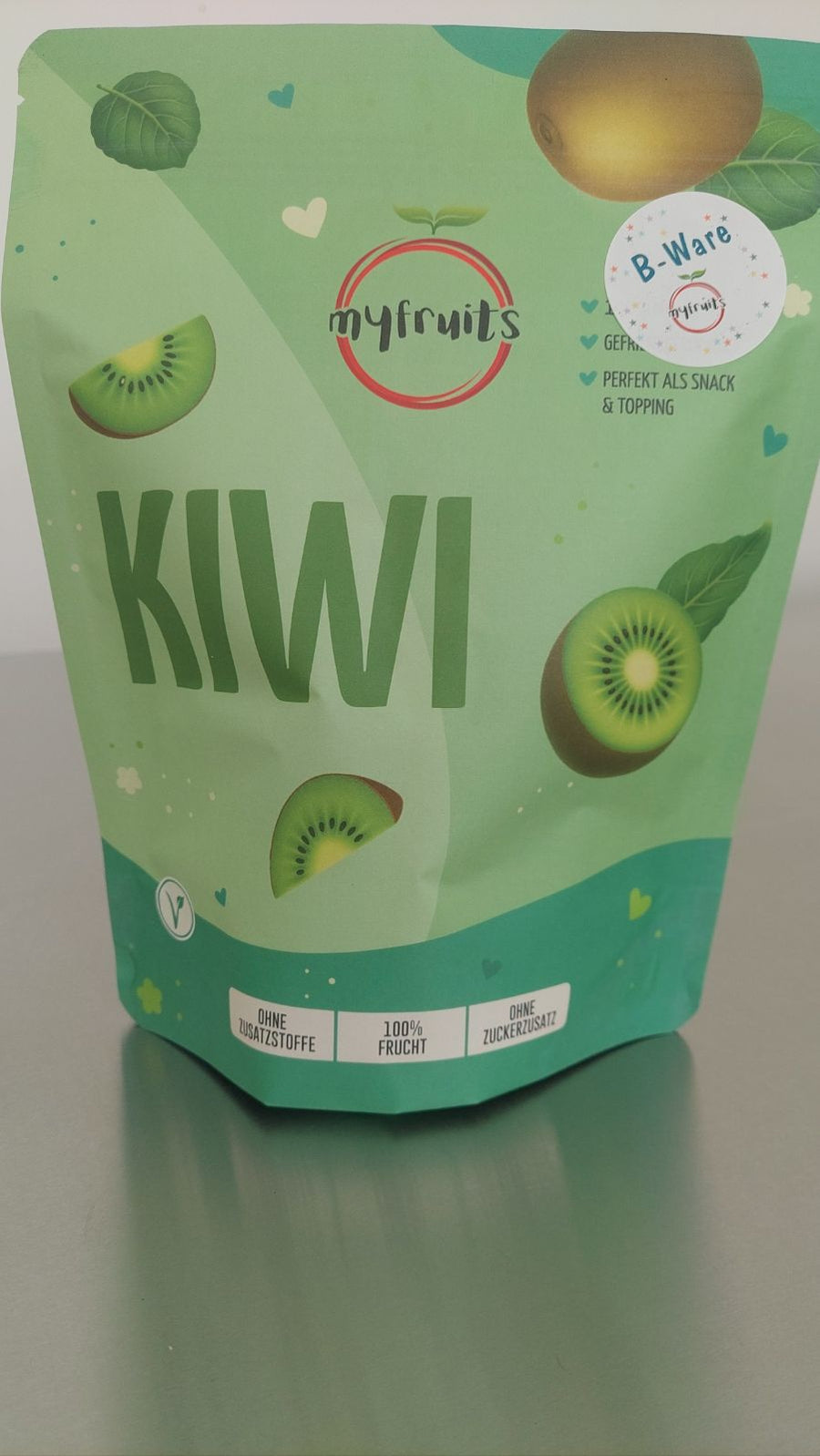 B-Ware Gefriergetrocknete Kiwi 80g (Kleine Zuschnitte und Reststücke).