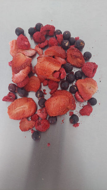 B-ware Gefriergetrockneter Beeren-Mix - Happy Morning (Nicht knusprig) 15g.