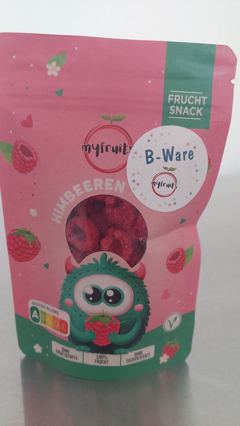 B-Ware Gefriergetrocknete Himbeeren (nicht knusprig) – 15 g.
