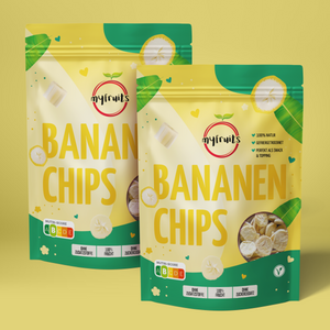 Bananenchips, gefriergetrocknet