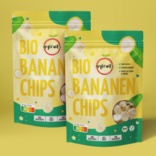 Laden Sie das Bild in den Galerie-Viewer, Bananenchips, Bio, gefriergetrocknet