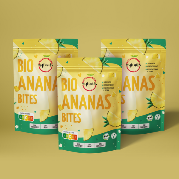 Ananas Bites, Bio, gefriergetrocknet