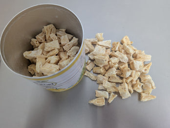 B-ware Gefriergetrocknet Bio Ananas Bites 85g (Kurzes MHD).