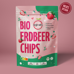 Erdbeerchips, Bio, gefriergetrocknet