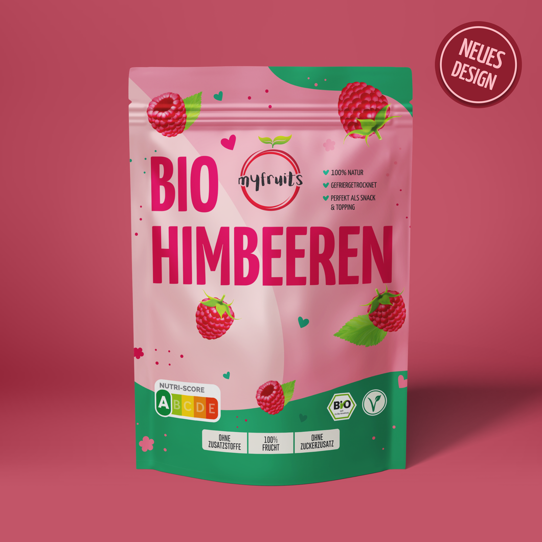 Himbeeren, Bio, gefriergetrocknet