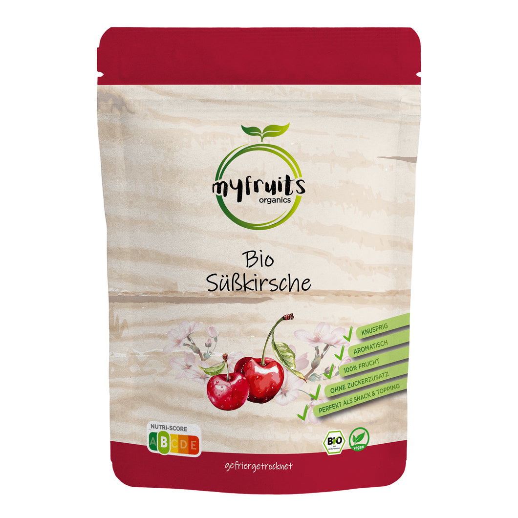 süsskirsche süßkirsche kirsche gefriergetrocknet früchte beeren myfruits bio vegan