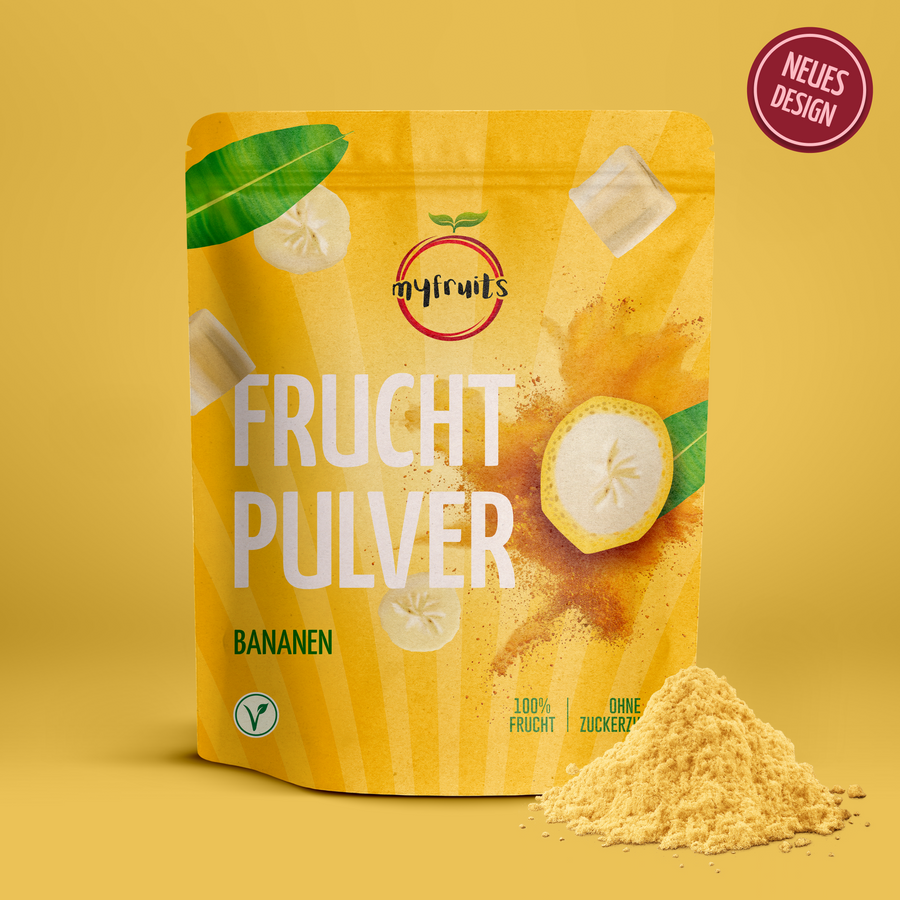 Bananen Fruchtpulver.