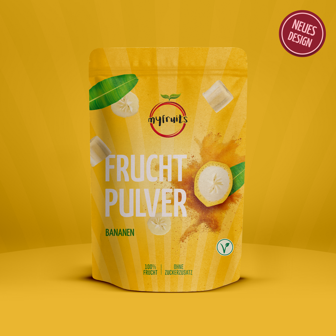 Bananen Fruchtpulver