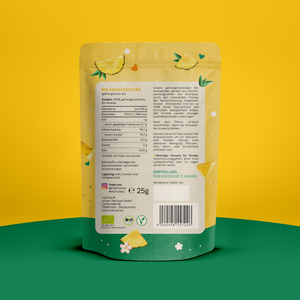 Ananas Bites, Bio, gefriergetrocknet