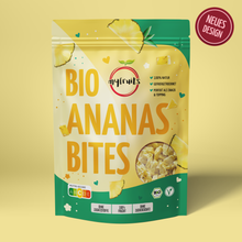 Laden Sie das Bild in den Galerie-Viewer, Ananas Bites, Bio, gefriergetrocknet
