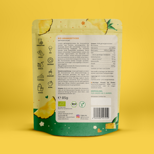 Ananas Bites, Bio, gefriergetrocknet