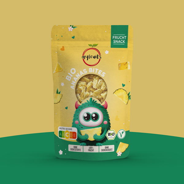 Ananas Bites, Bio, gefriergetrocknet
