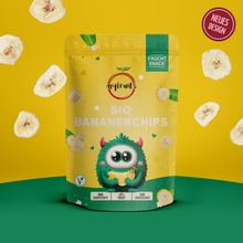 Laden Sie das Bild in den Galerie-Viewer, Bananenchips, Bio, gefriergetrocknet