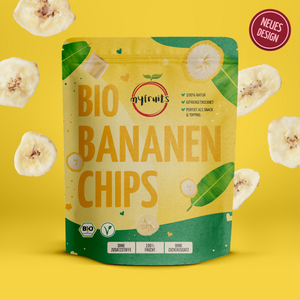 Bananenchips, Bio, gefriergetrocknet