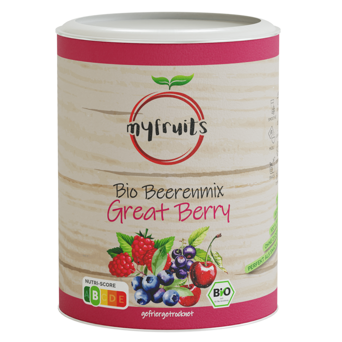 Bio Beerenmix – Great Berry, gefriergetrocknet