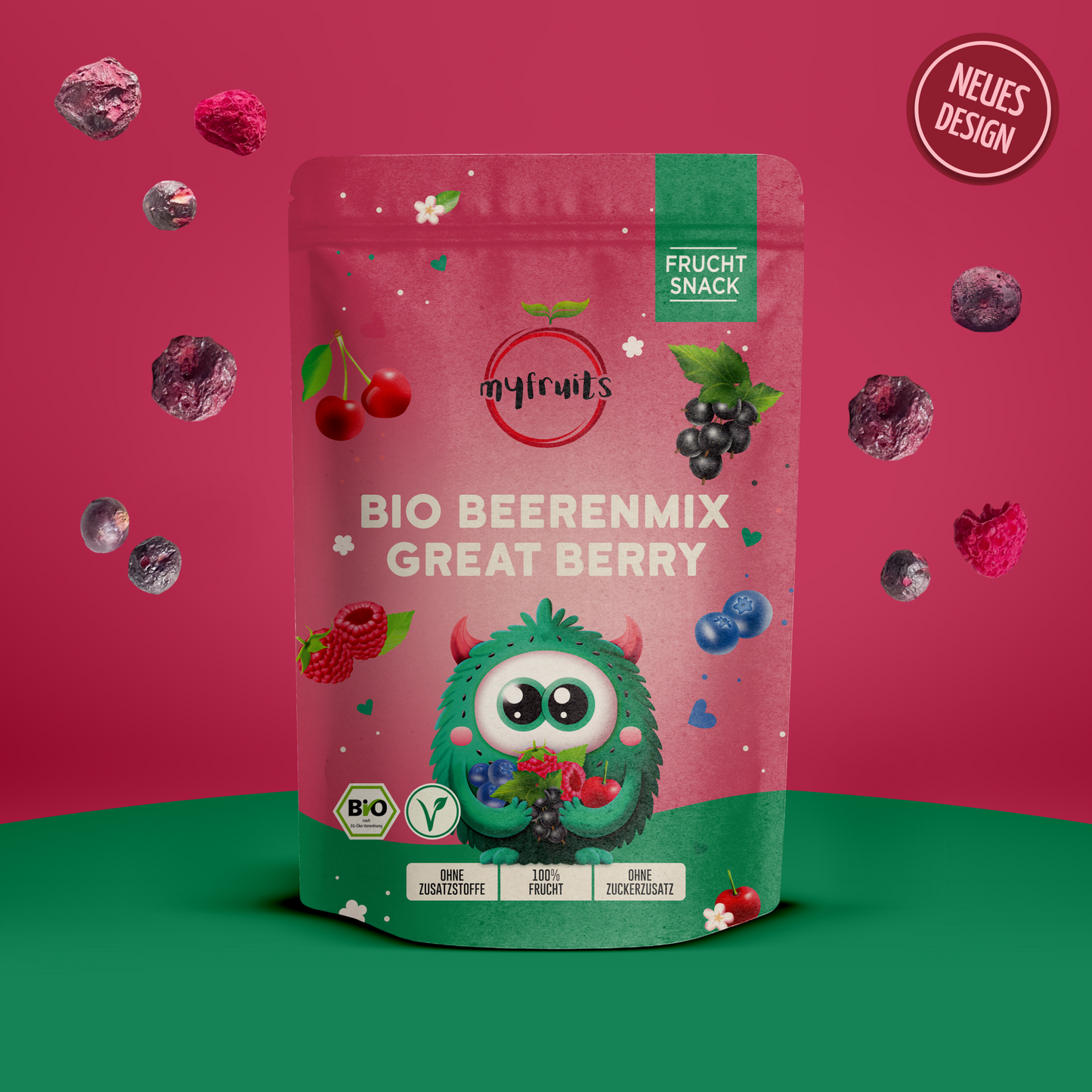 Gefriergetrockneter Bio Beerenmix – Great Berry.