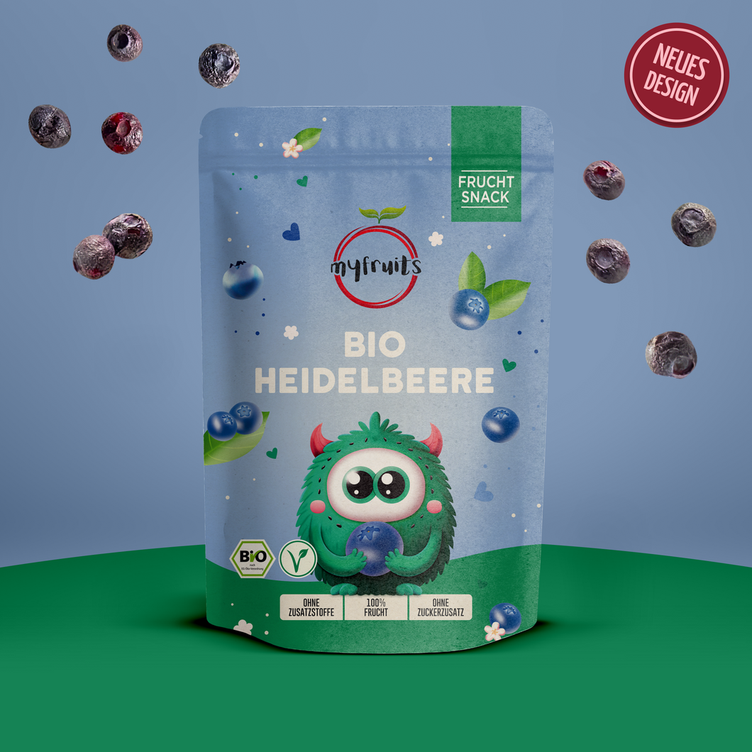 Heidelbeeren, Bio, gefriergetrocknet