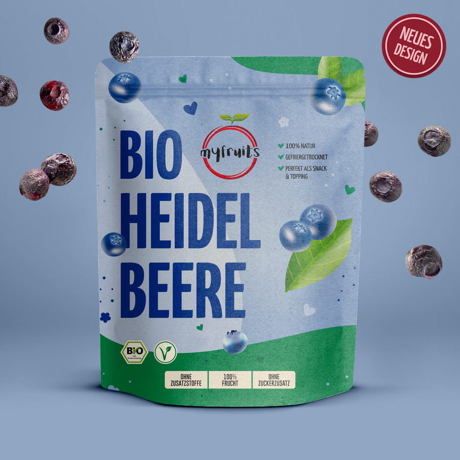 B-Ware Gefriergetrocknete Bio Heidelbeeren (nicht mehr crunchy)