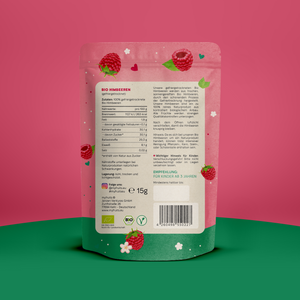 Himbeeren, Bio, gefriergetrocknet