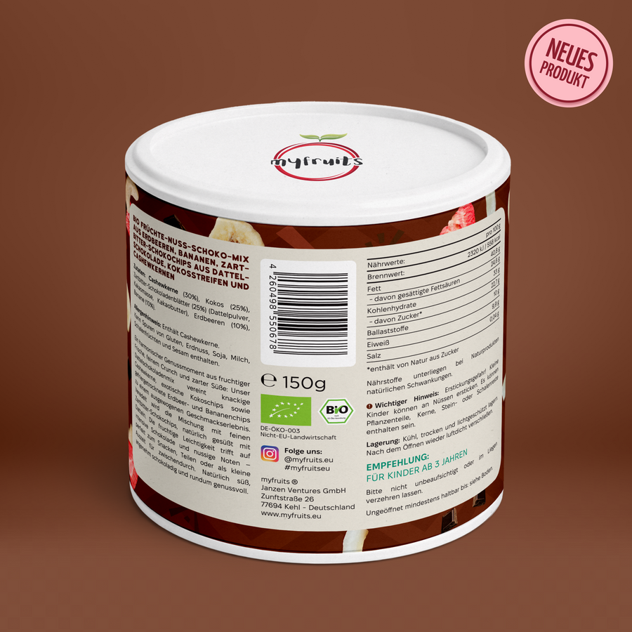 Bio Fruits ‘n Nuts Choco Date Zartbitter