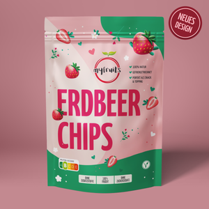 Erdbeerchips, Bio, gefriergetrocknet