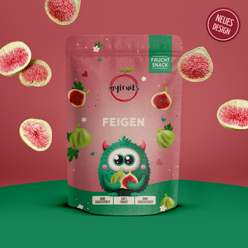 Gefriergetrocknete Feigenchips.