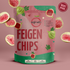 Chips de higos liofilizados, paquete a granel 