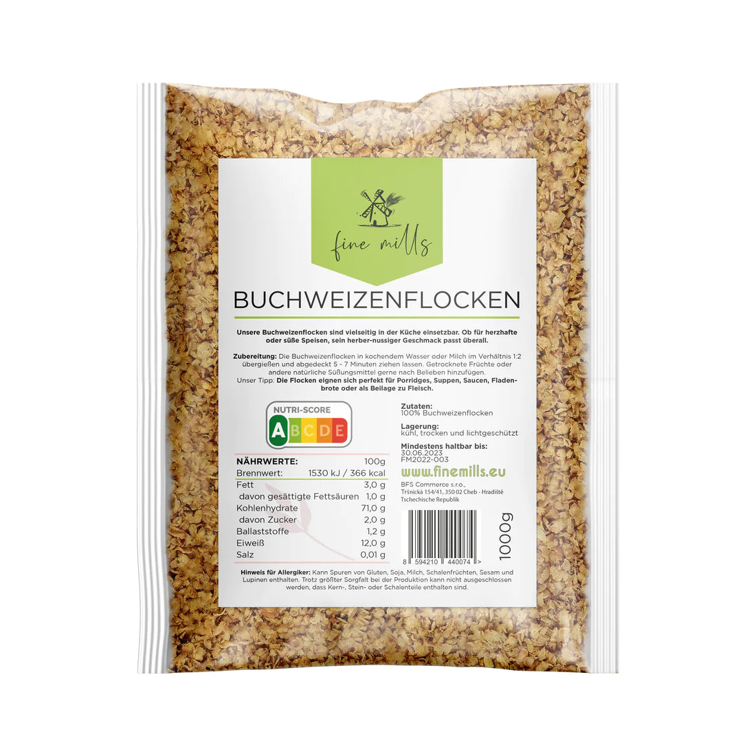 Buchweizenflocken.