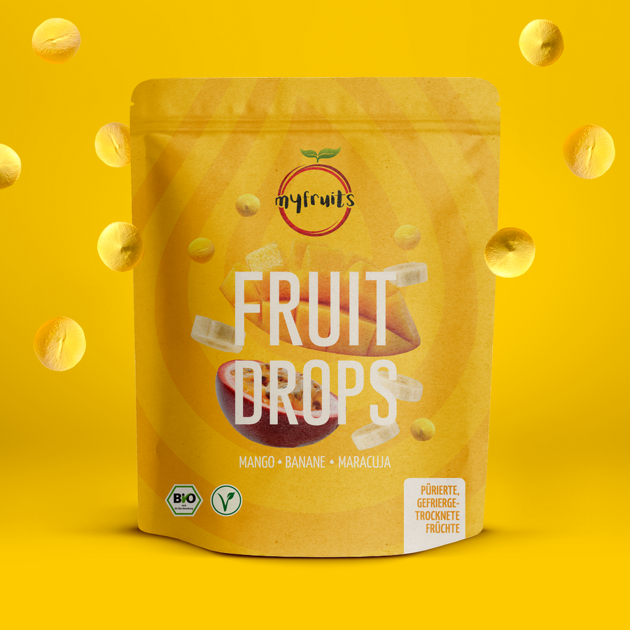 Bio Fruit Drops - Mango Banane Maracuja.