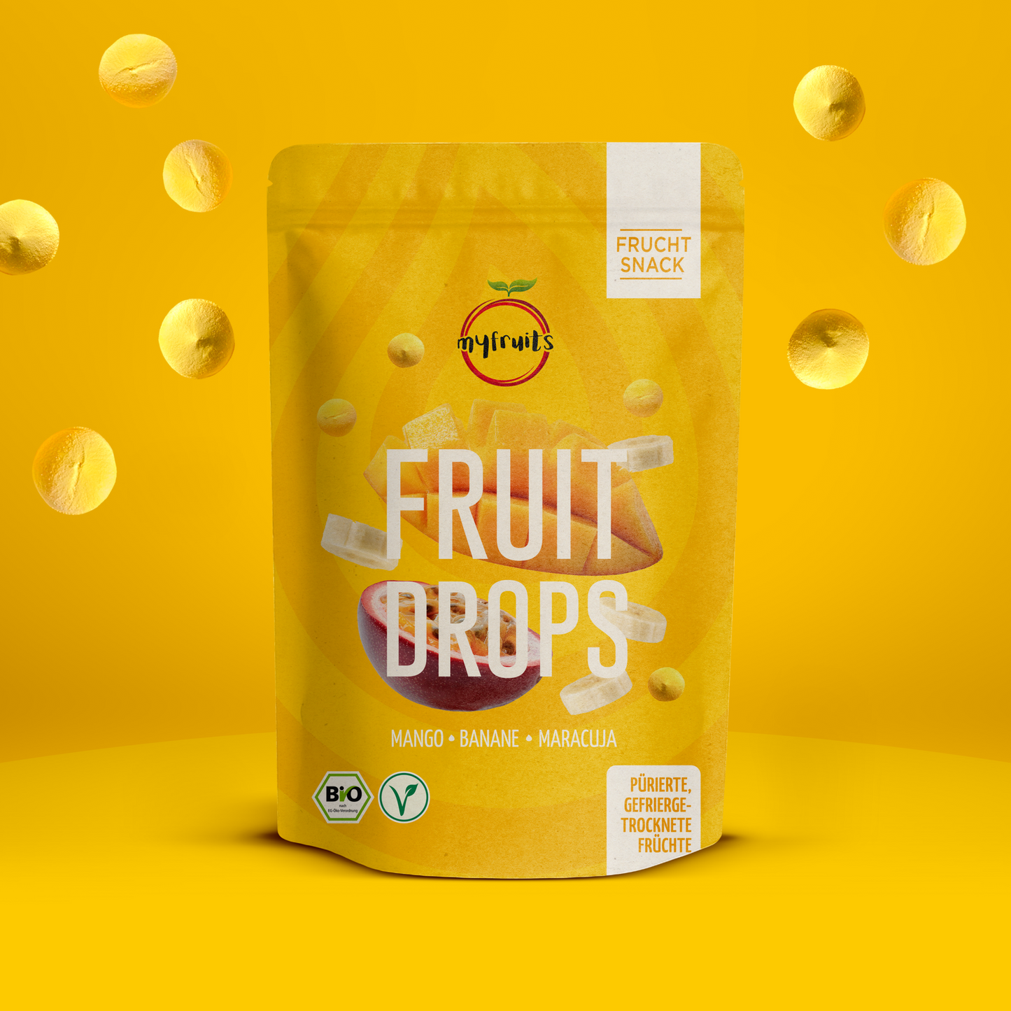 Bio Fruit Drops - Mango Banane Maracuja.