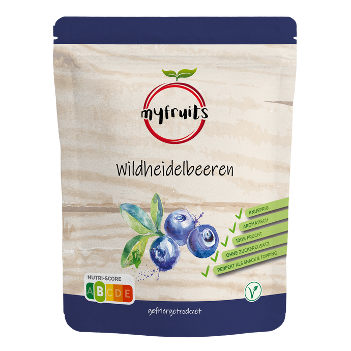 Wildheidelbeeren, gefriergetrocknet