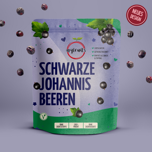 Schwarze Johannisbeeren, gefriergetrocknet