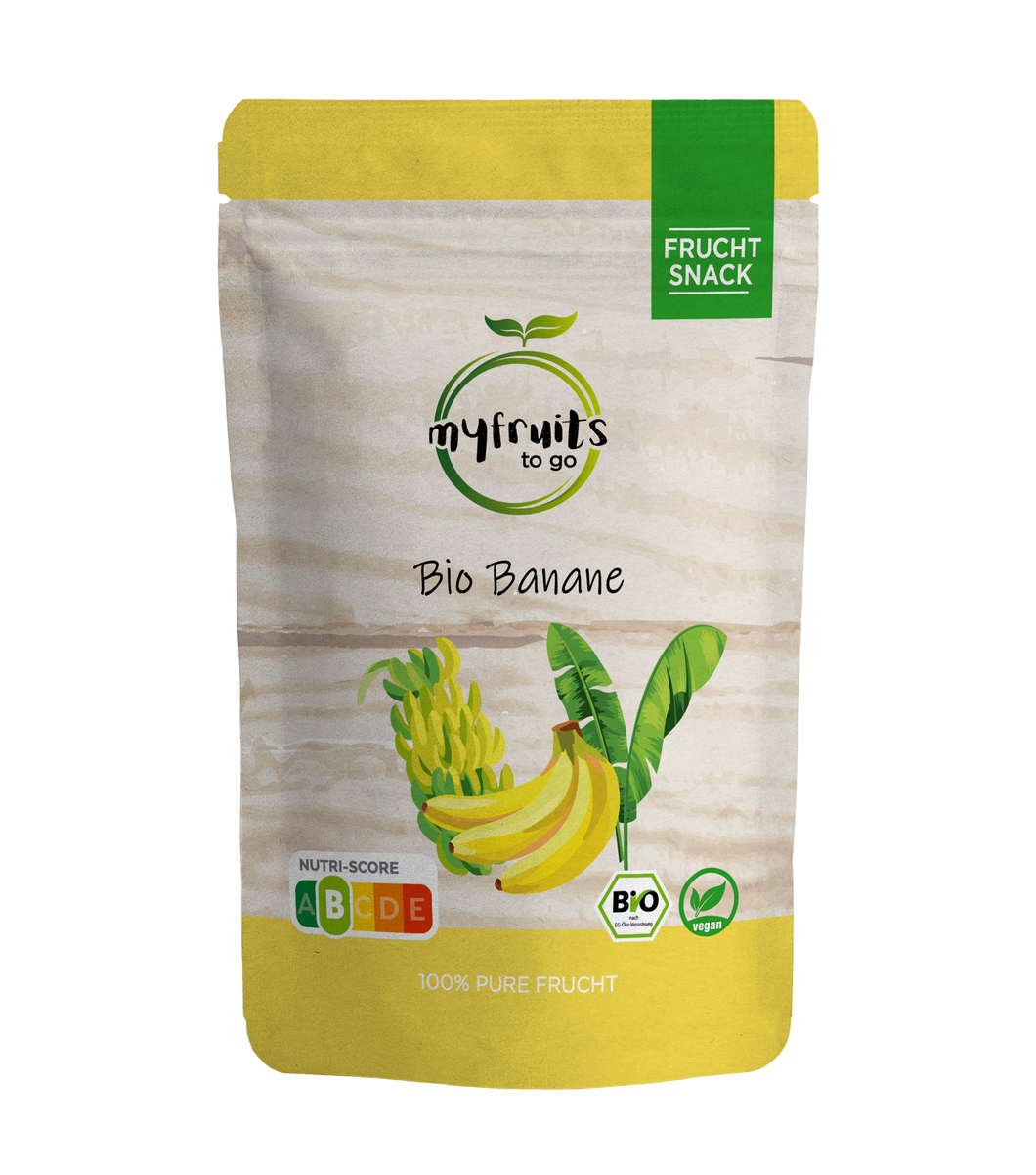 Bio Bananenchips 300g Beutel Vorderseite