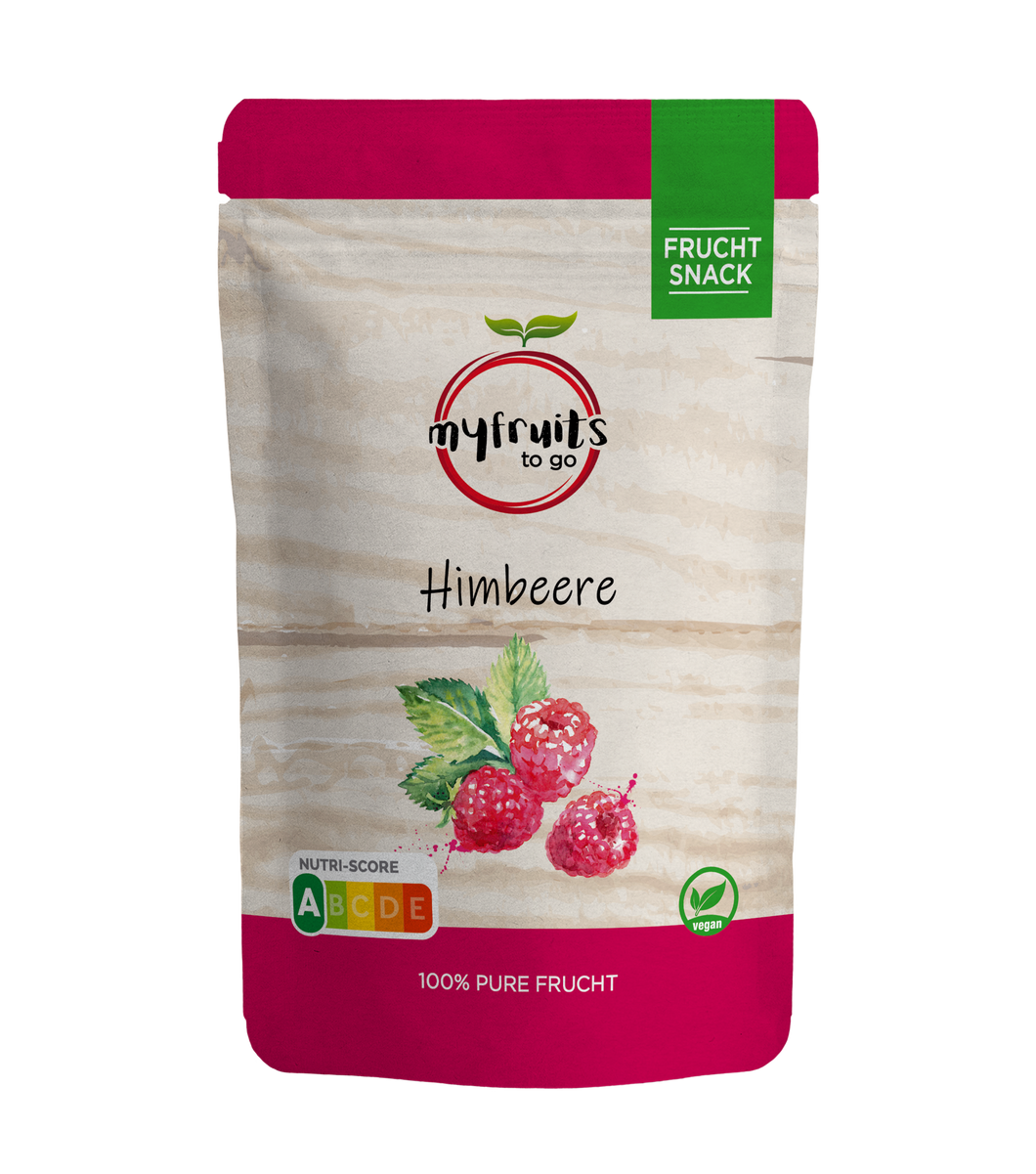 himbeere snack frucht to go chips fruchtsnack himbeerchips 