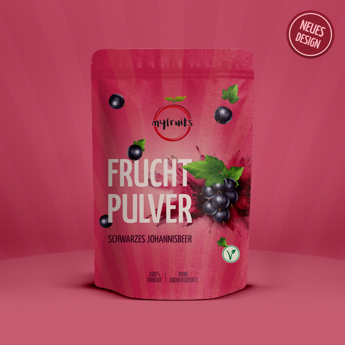 Schwarzes Johannisbeer Fruchtpulver
