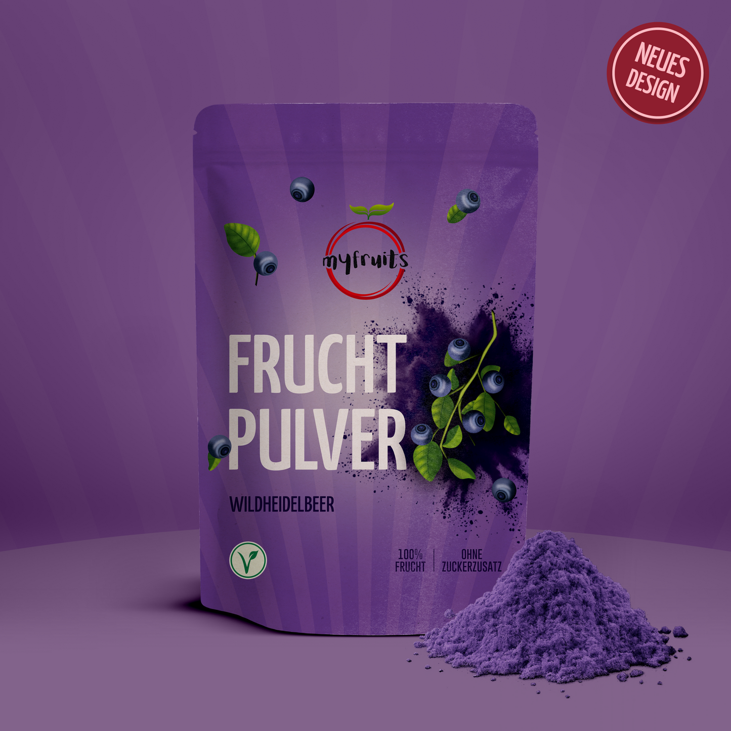 Wildheidelbeer Fruchtpulver.
