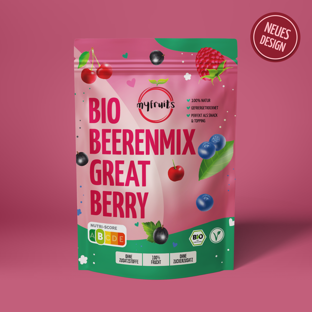 Bio Beerenmix – Great Berry, gefriergetrocknet