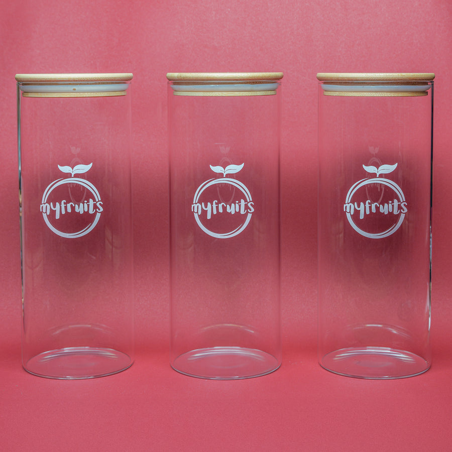 Vorratsglas mit Bambusdeckel 1700ml.