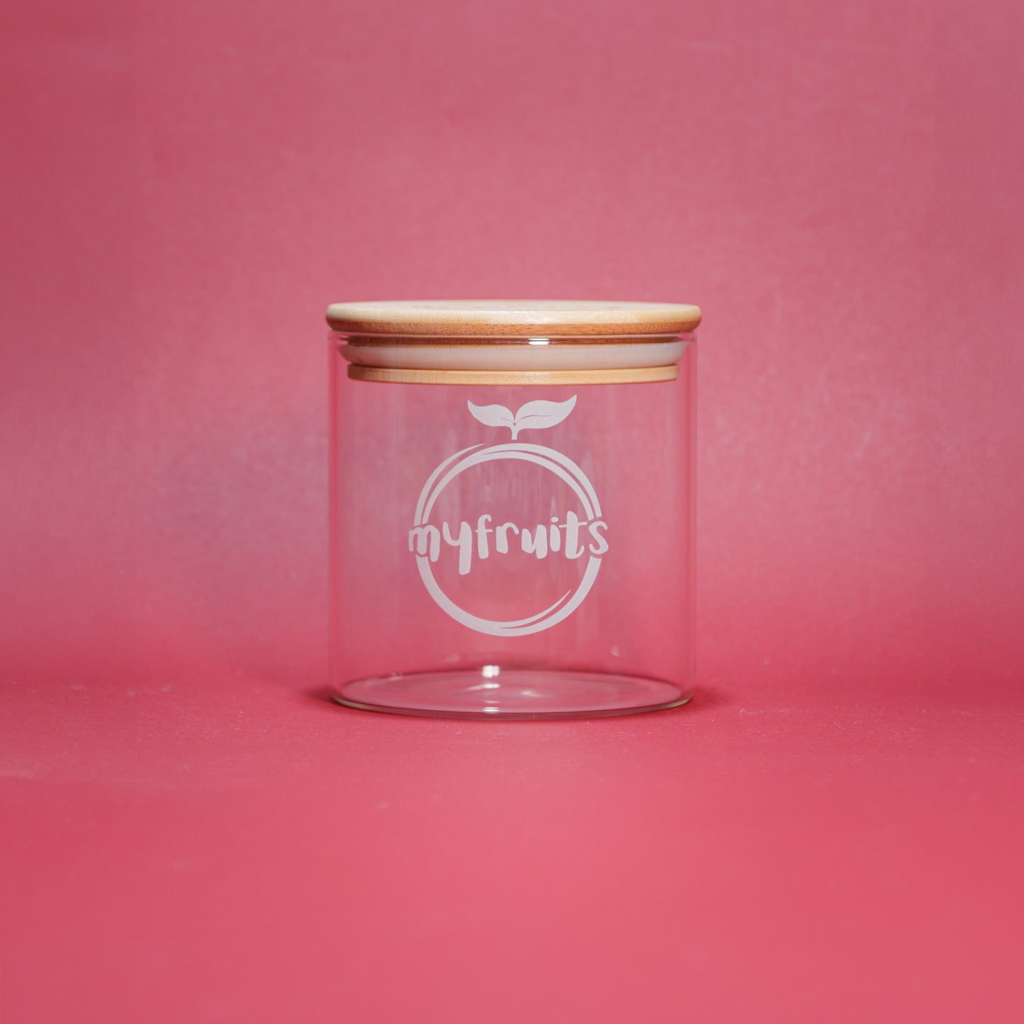Vorratsglas mit Bambusdeckel 600ml.