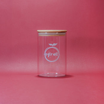 Vorratsglas mit Bambusdeckel 1000ml.