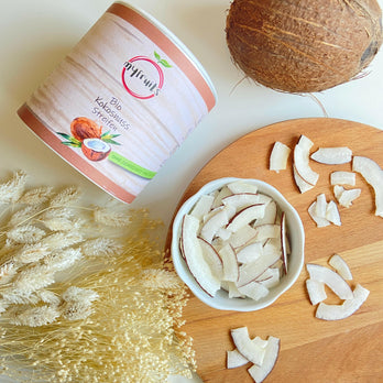 Kokosnuss Streifen, Bio, getrocknet.
