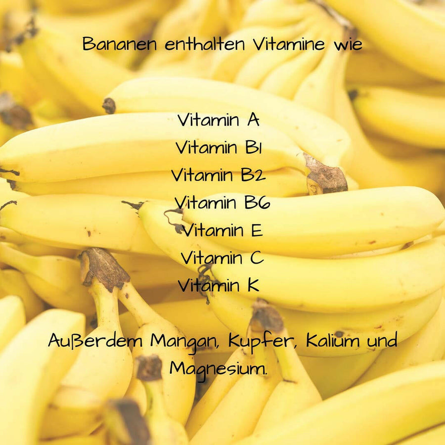 Bananen Fruchtpulver.