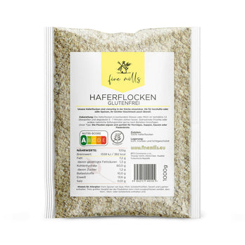 Glutenfreie Haferflocken.