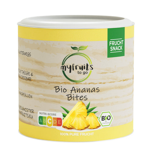 myfruits Bio Ananas Bites Snack Frontside