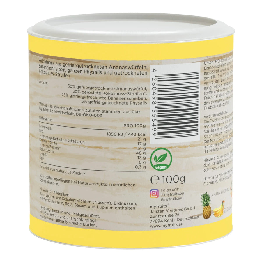 Gefriergetrocknete Früchte Mix - Tropical Taste.