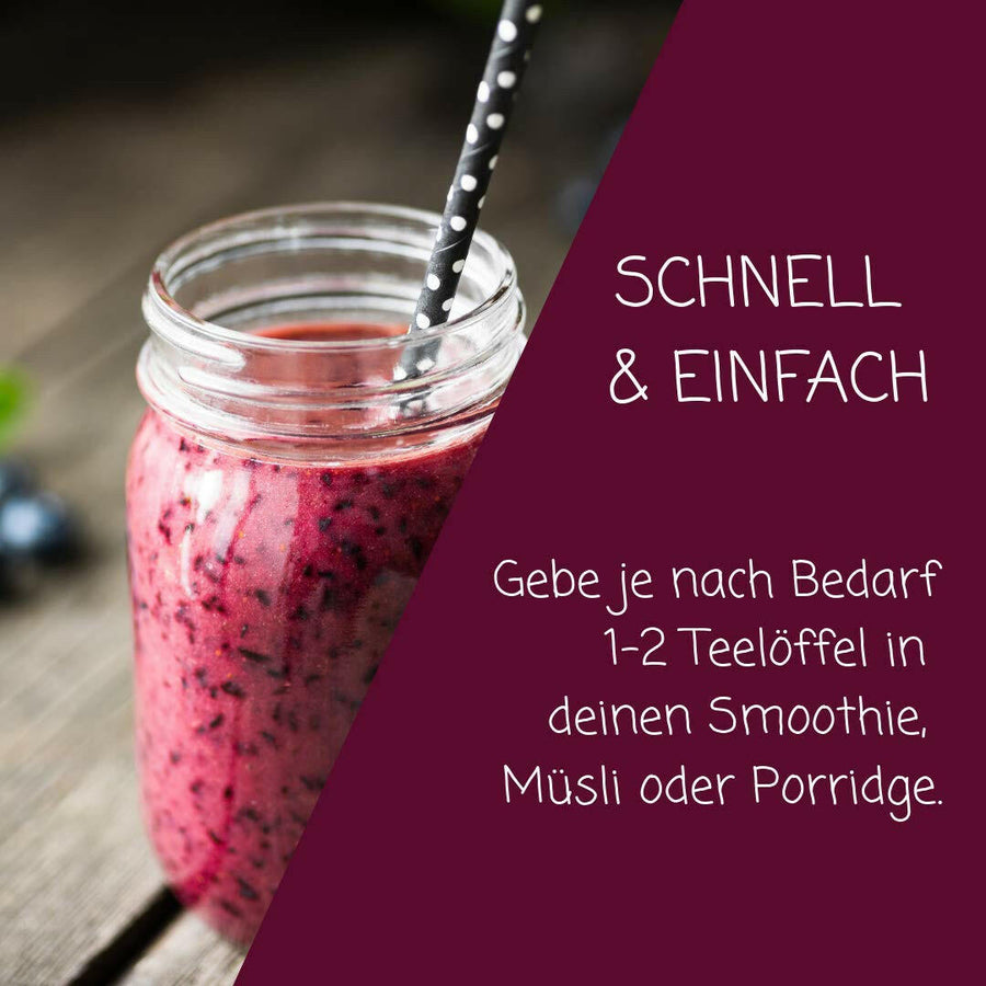 Himbeer Fruchtpulver.